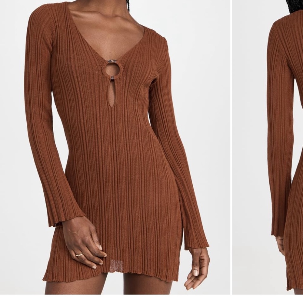LSPACE Wailea Brown Cover Up Dress
